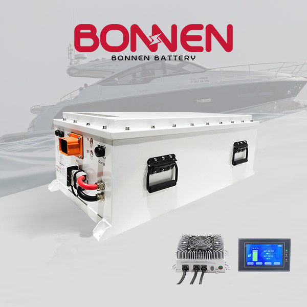 96V 200Ah Baterai Litium Kapal Baterai Litium Ion Laut Untuk Outboard Motor, Tender
