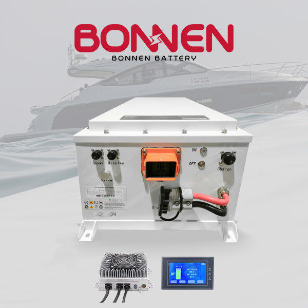 96V 200Ah Baterai Litium Kapal Baterai Litium Ion Laut Untuk Outboard Motor, Tender
