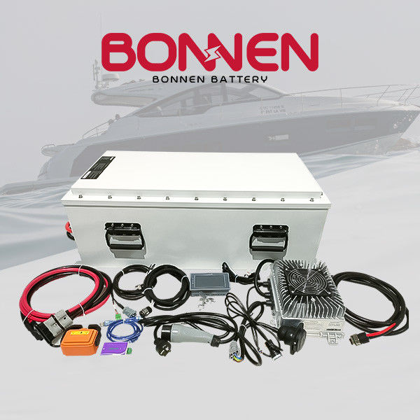 96V 200Ah Baterai Litium Kapal Baterai Litium Ion Laut Untuk Outboard Motor, Tender