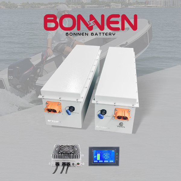 48V 100Ah Baterai Lithium Boat Baterai Lithium Ion Untuk Penggunaan Laut Untuk Kapal Perikanan Kapal layar