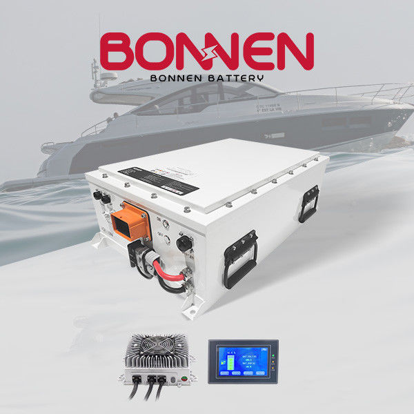 96V 100Ah Baterai Lithium Perahu 9.6kWh LiFePo4 Baterai Paket Untuk Motor Listrik Outboard Perahu