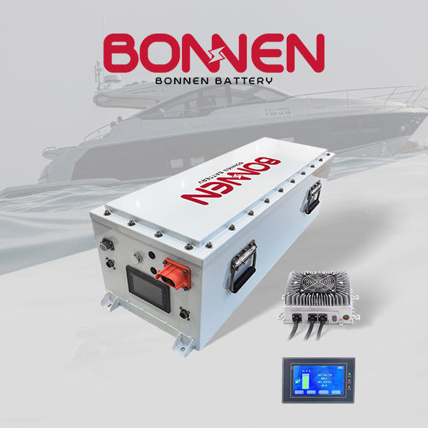 19.2KWH Baterai Lithium Kapal Yacht 96V 200ah Untuk 20KW Electric Outboard Yacht