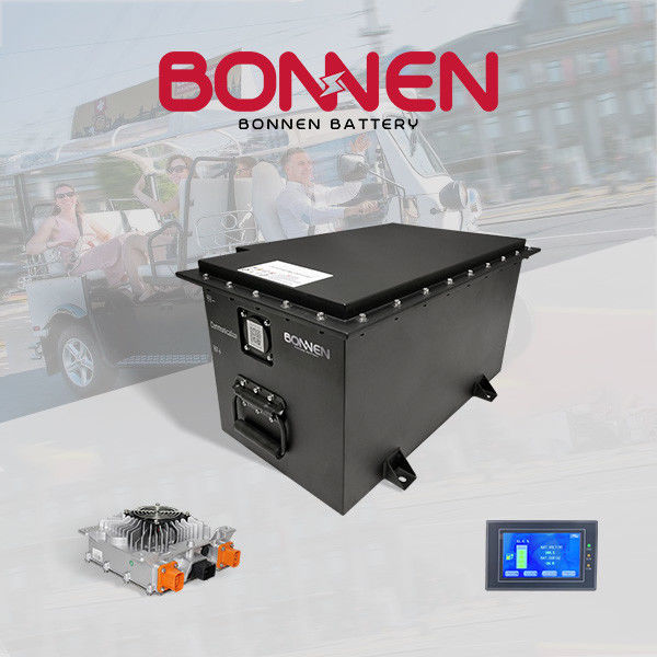 72V 173AH Penggantian EV Lithium Battery Lithium Battery Pack Untuk EV Utility Vehicles Dengan GPS