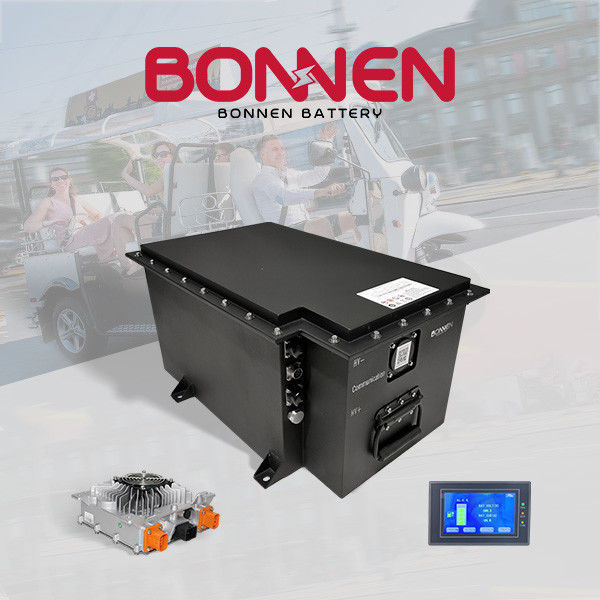 72V 173AH Penggantian EV Lithium Battery Lithium Battery Pack Untuk EV Utility Vehicles Dengan GPS