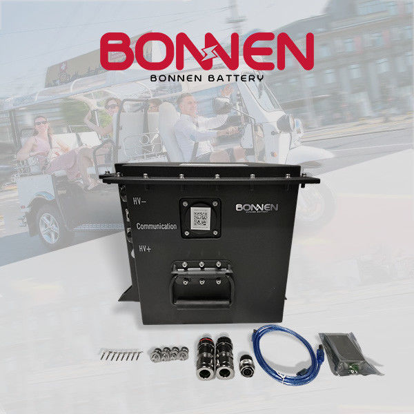 72V 173AH Penggantian EV Lithium Battery Lithium Battery Pack Untuk EV Utility Vehicles Dengan GPS