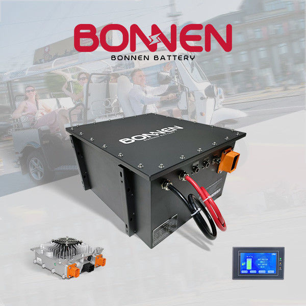 48V 180Ah EV Lithium Ion Baterai Lithium Baterai Untuk Golf Trolley Transportasi Perkotaan