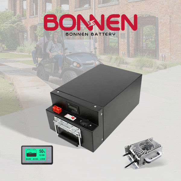 5.12kWh Golf Trolley Lithium Baterai 48v Lithium Golf Cart Baterai Untuk Atv, Agvs