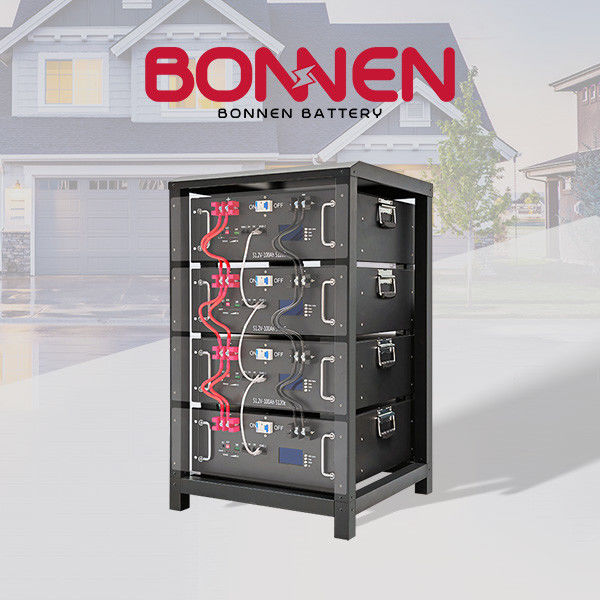 6000 Kali 48V 400Ah Lithium Baterai 19.2kWh LiFePo4 Rak Baterai Untuk penyimpanan energi rumah