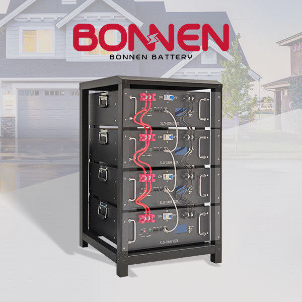 6000 Kali 48V 400Ah Lithium Baterai 19.2kWh LiFePo4 Rak Baterai Untuk penyimpanan energi rumah