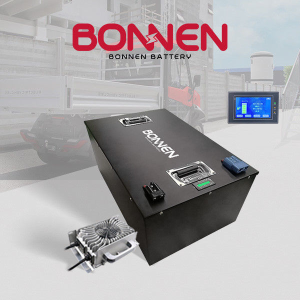 EV 9600Wh 96 Volt Baterai Paket Lithium Ion Forklift Baterai Untuk Perahu Listrik