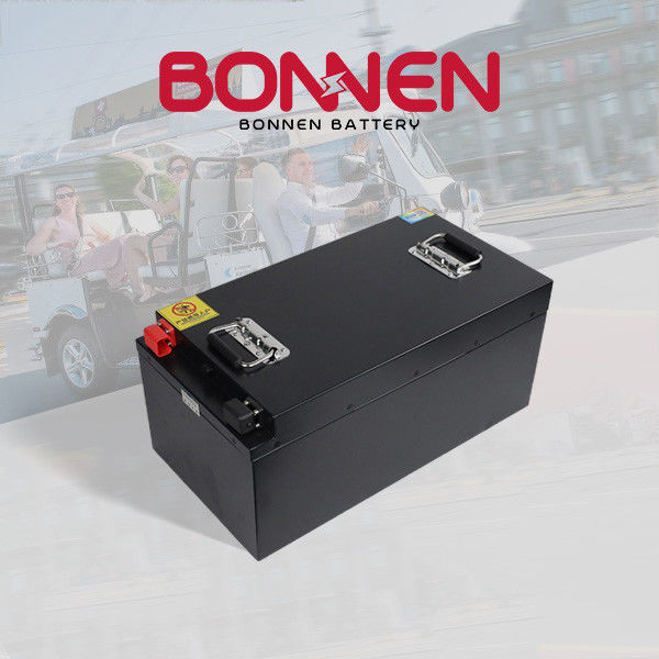 200km 80Ah 72V Lithium Baterai Electric Tricycle Lithium Baterai Untuk Kendaraan Berkecepatan Rendah
