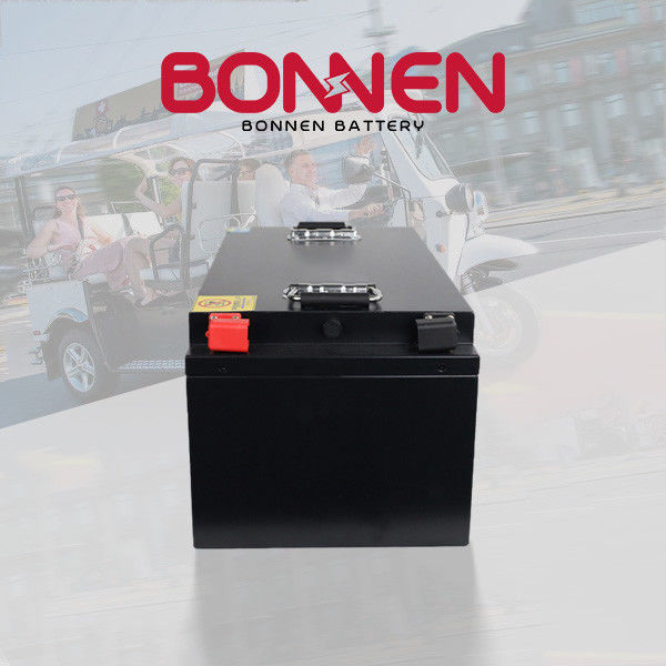 200km 80Ah 72V Lithium Baterai Electric Tricycle Lithium Baterai Untuk Kendaraan Berkecepatan Rendah