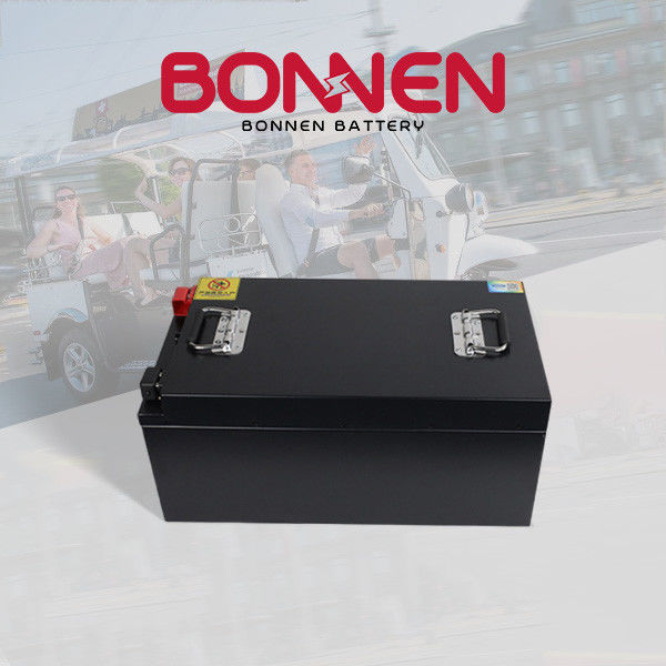 200km 80Ah 72V Lithium Baterai Electric Tricycle Lithium Baterai Untuk Kendaraan Berkecepatan Rendah