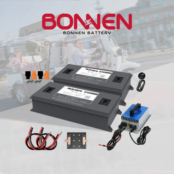 7.68kWh 72V 100Ah Lithium Baterai Lithium Baterai Paket 72v Untuk Kereta Golf Tegangan Tinggi